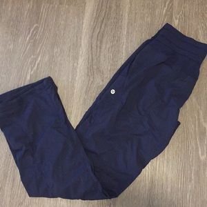 Navy blue dance studio III unlined pant size 4